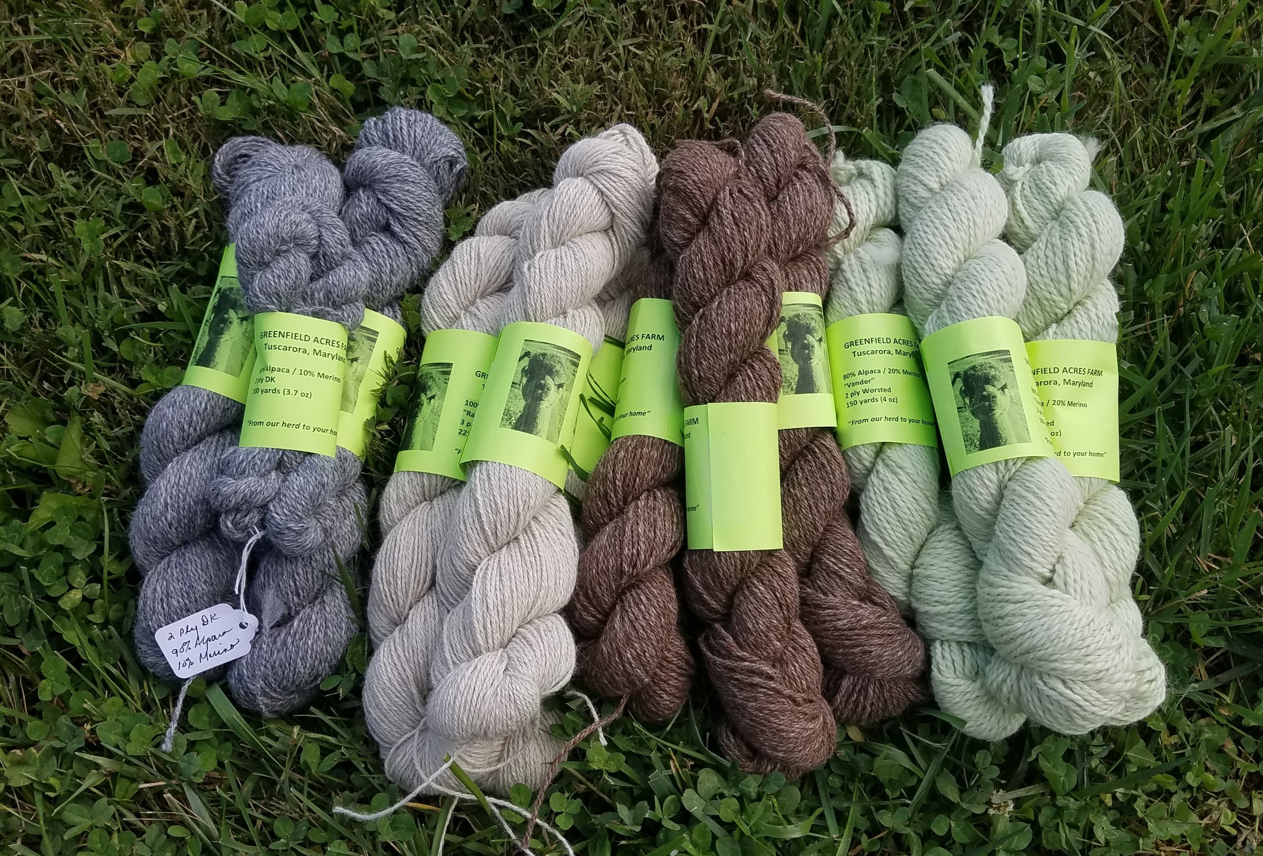 100% Alpaca Yarn 2 Ply Worsted Weight Light Silver Grey